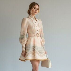 Zimmermann Linen-Silk Mini Dress